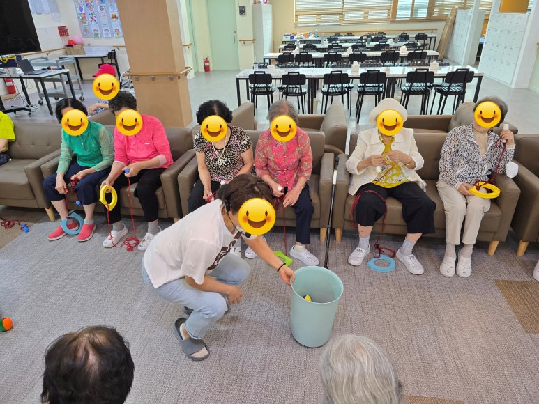 도촌동 주간보호센터 공 낚시 활동
